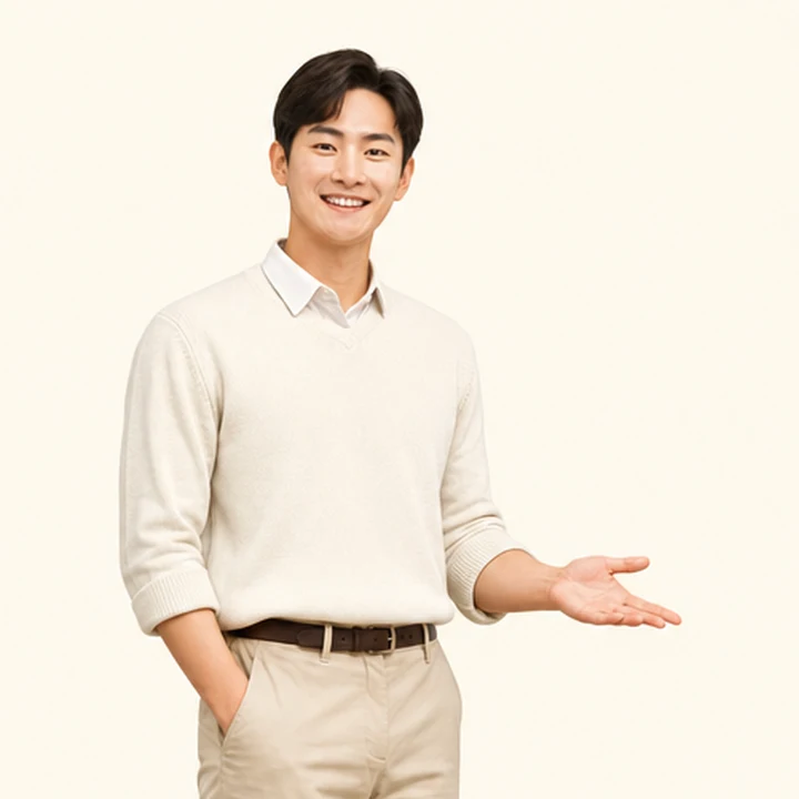 신혼부부 장기렌트카 상담 신청을 안내하는 담당자